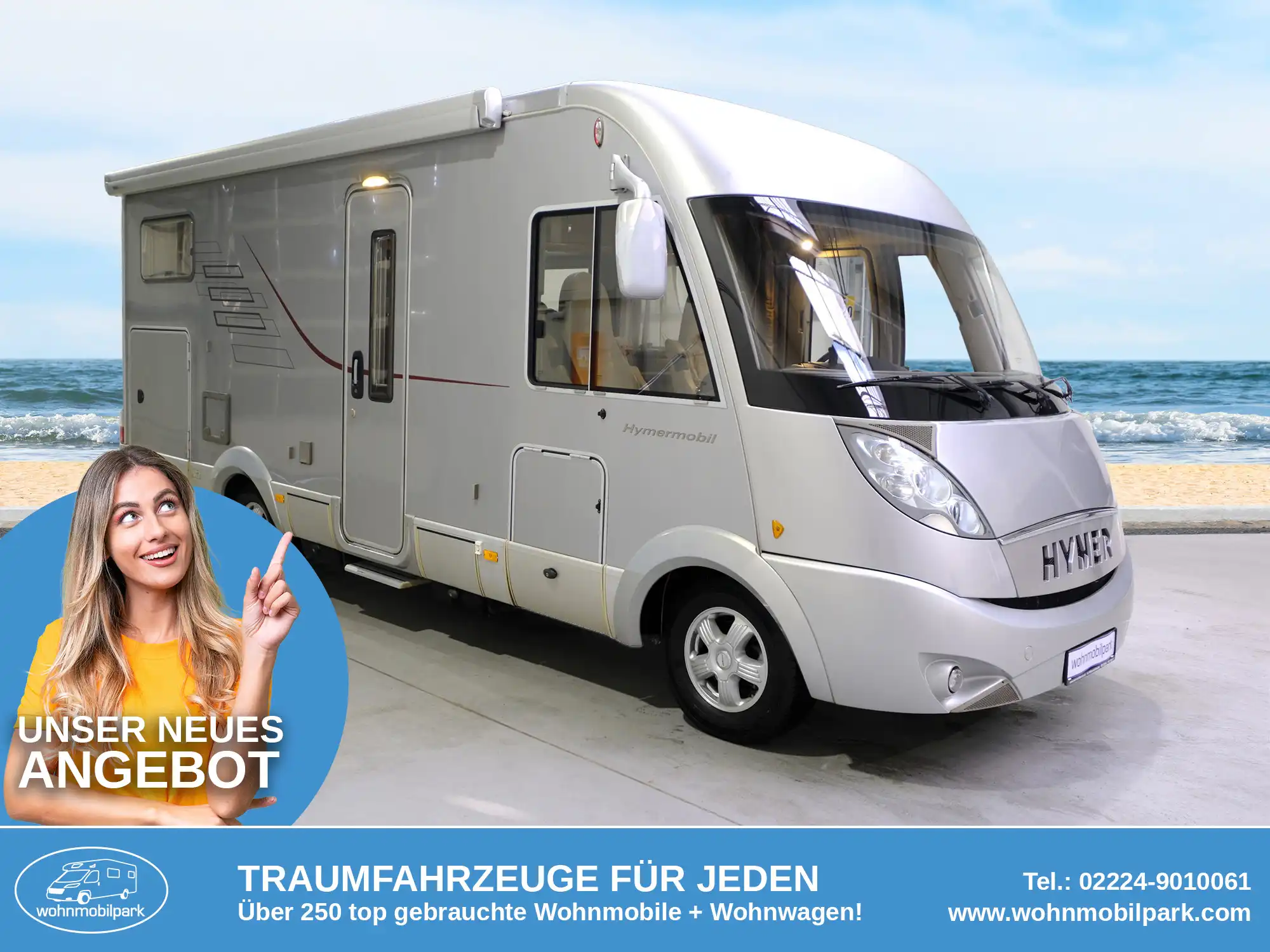HYMER-ERIBA B 614 SL Integrierter gebraucht kaufen in Bad Honnef
